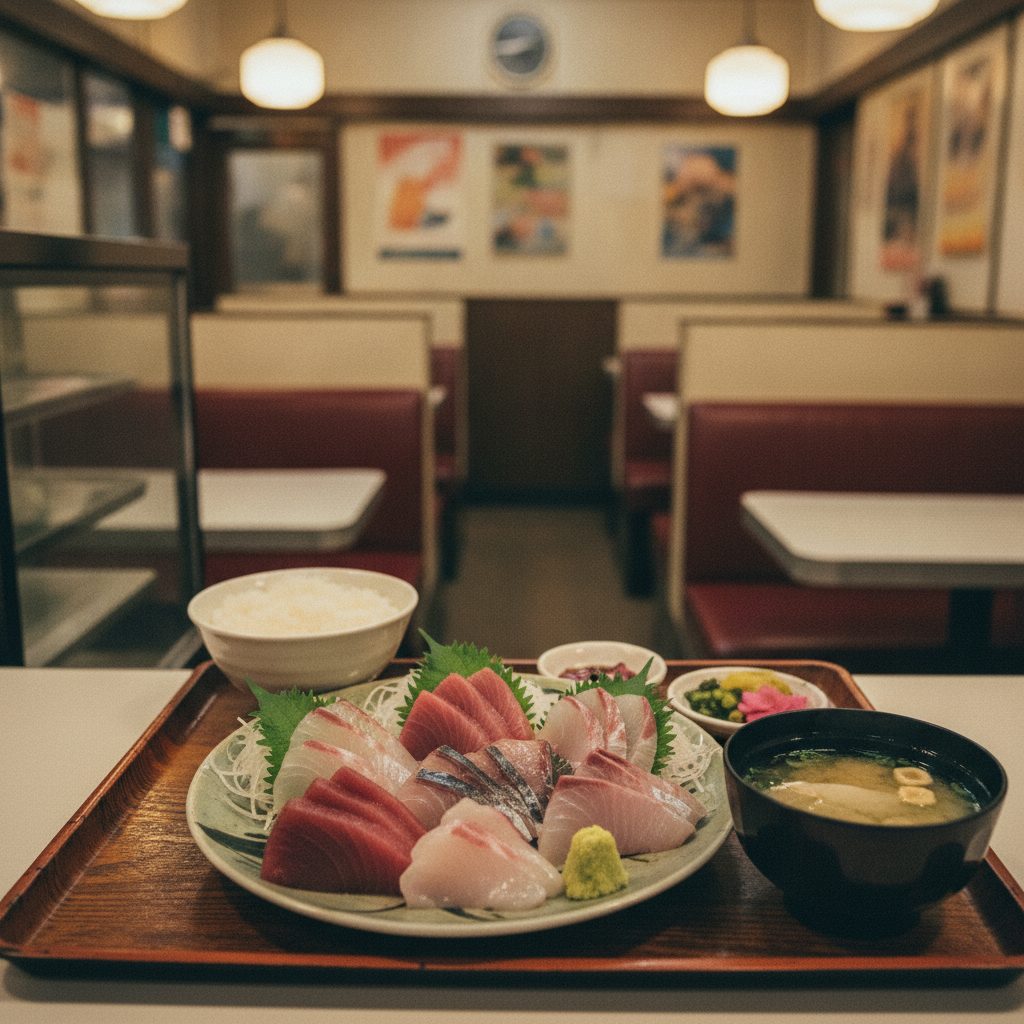 季節の刺身定食